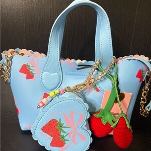 Juicy Couture Sweet Strawberry Mini Tote